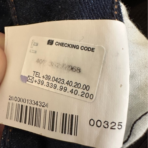 JustCavalli dark blue denim pants with round flat gold studs on the side Size 27 - Picture 13 of 15